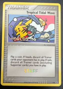 Pokemon Tropical Tidal Wave STAFF Promo 036 World Championships 2006 NM!! - Image 1