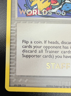 Pokemon Tropical Tidal Wave STAFF Promo 036 World Championships 2006 NM!! - Image 5