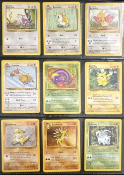 Pokemon Base Set 1999 English 81 Card Lot - Base/Jungle/Fossil - Image 2