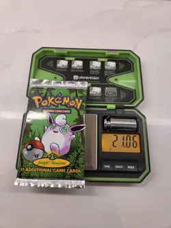 Pokemon Jungle first edition Booster Pack Wigglytuff art Heavy 21g - Image 1