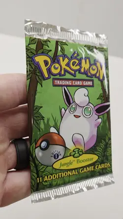Pokemon Jungle first edition Booster Pack Wigglytuff art Heavy 21g - Image 2