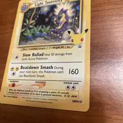 Pokemon Card Light Toxtricity SWSH137 Black Star Promo Holo NM - Image 2