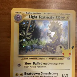 Pokemon Card Light Toxtricity SWSH137 Black Star Promo Holo NM - Image 4