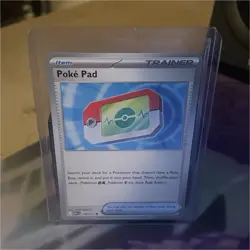 Poke Pad Trainer Item Pokemon TCG 198/217 English Card - Image 1