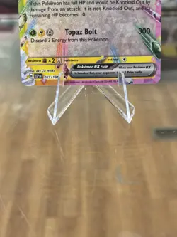 Pokemon TCG Pikachu ex 057/191 SV08: Surging Sparks Double Rare Free Shipping! - Image 3