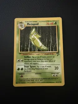 Pokemon TCG Metapod - Base Set 2 - 81/130 - Regular Common LP - Image 1