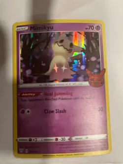 Mimikyu 081/072 S&S Darkness Ablaze Pokemon Holo Foil Rare Trick or Trade - Image 1