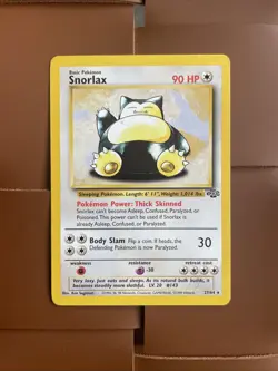 1999 Pokemon Jungle Snorlax 27/64 Non-Holo Rare - Image 4