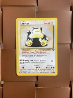1999 Pokemon Jungle Snorlax 27/64 Non-Holo Rare - Image 5