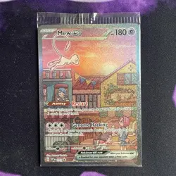 Mew ex SVP 053 Pokemon TCG Scarlet Violet 151 Black Star Promo Full Art SEALED - Image 1