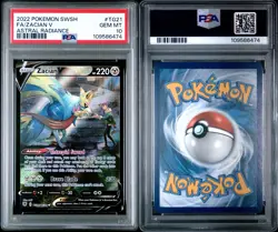 PSA 10 Fa/Zacian V #TG21 2022 Pokemon Sword & Shield Astral Radiance GEM MT - Image 3