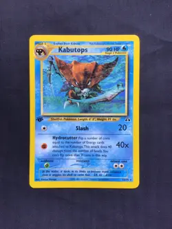 Pokemon Cards: Neo Discovery 1st Edition Rare: Kabutops 25/75 - Image 1