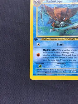 Pokemon Cards: Neo Discovery 1st Edition Rare: Kabutops 25/75 - Image 5