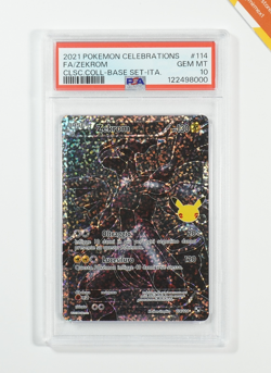 Pokemon PSA 10 Zekrom #114 Full Art Gran Festa Collezione Classica 2021 Italiano - Image 1