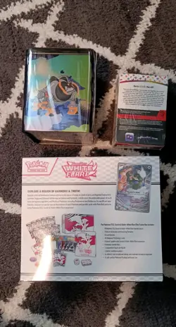 Pokemon Lot With 151 Booster Bundle and White Flare Etb and Destined Rivals Tin - Image 2