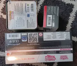 Pokemon Lot With 151 Booster Bundle and White Flare Etb and Destined Rivals Tin - Image 4