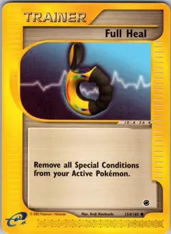 Full Heal 154/165 Expedition Pokemon TCG LP - Image 1