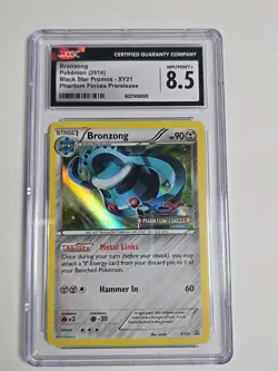 2014 Pokemon XY Black Star Promo #XY21 Bronzong Holo (CGC 8.5) - Image 1