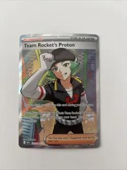 Pokemon Team Rocket's Proton Trainer 227/182 Full Art NM - 2025 Destined Rivals - Image 1