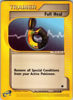 Full Heal 154/165 Expedition Pokemon TCG LP - Image 1