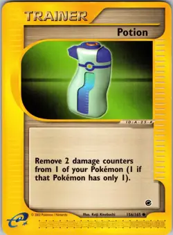 Potion 156/165 Expedition Pokemon TCG LP - Image 1