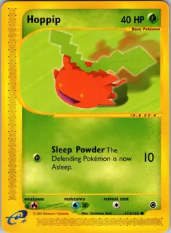Hoppip 112/165 Expedition Pokemon TCG LP-NM - Image 1