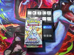 VERY HEAVY! GOD PACKUUU 22.41g Prismatic Evolutions Pokemon TCG Booster (SEALED) - Image 1