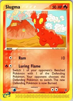 Slugma 72/97 Dragon Pokemon NM Normal - Image 1