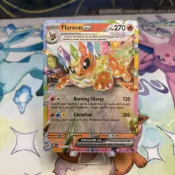 Pokemon TCG Flareon Ex 014/131 Prismatic Evolutions Excellent Condition - Image 1