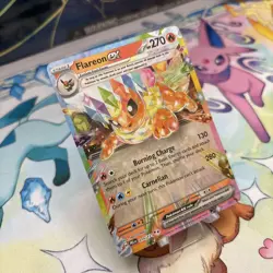 Pokemon TCG Flareon Ex 014/131 Prismatic Evolutions Excellent Condition - Image 2