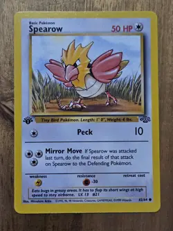 Spearow 1st Edition - #62/64 - Jungle Set - WOTC English - Near Mint - Image 2