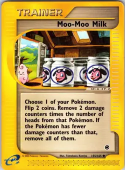 Moo-Moo Milk 155/165 Expedition Pokemon LP Normal - Image 1