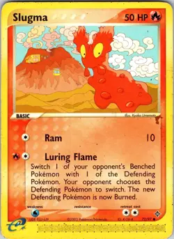 Slugma 72/97 Dragon Pokemon LP Normal - Image 1