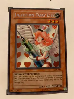 INJECTION FAIRY LILY - LOD-100 ENGLISH Yu-Gi-Oh! CARD SECRET RARE HOLO KONAMI** - Image 5