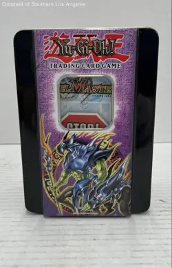 Konami Yu-Gi-Oh! 2005 Collectible Tin Dark Paladin Art TCG Card Lot Rulebooks - Image 1