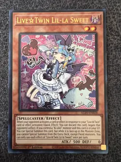 Yugioh Live Twin Lil-la Sweet ALIN-EN028 Ultra Rare 1st Edition NM - Image 1