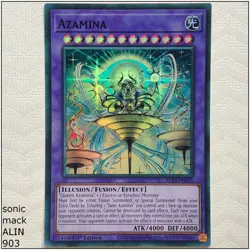 Azamina - ALIN-EN035 - Super Rare 1st Edition Yugioh - Image 1