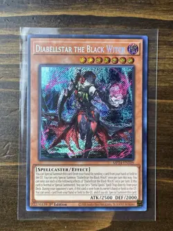 Yugioh! Diabellstar the Black Witch - MP24-EN109 - Prismatic Secret Rare - - Image 1