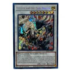 YuGiOh! Ecclesia and the Dark Dragon (Secret) BPRO-EN041 1stEd NM Burst Protocol - Image 1