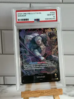2024 ONE PIECE STARTER DECK ST19-BLACK SMOKER #093 SMOKER PSA 10 - Image 1