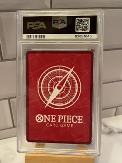 PSA 10 English One Piece OP04-020 Issho Alternate Art Kingdoms of Intrigue - Image 2