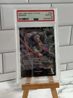 2024 ONE PIECE STARTER DECK ST19-BLACK SMOKER #093 SMOKER PSA 10 - Image 1