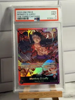 Monkey D. Luffy ST10-002 - The Three Captains Deck - One Piece English PSA 9 - Image 1