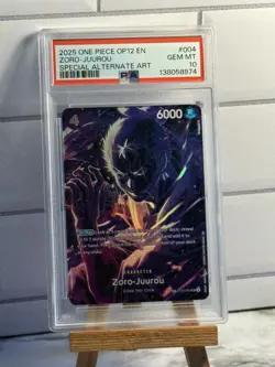 Zoro-Juurou (SP) ST18-004 Legacy of the Master Foil PSA 10 - Image 1