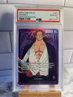 2023 One Piece Starter Deck Film Edition Shanks ST05-001 PSA 10 GEM MINT - Image 1
