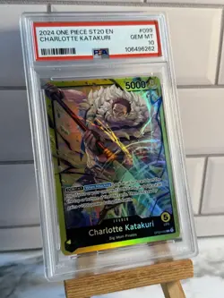 2024 ONE PIECE STARTER DECK-YELLOW CHARLOTTE KATAKURI CHARLOTTE KATAKURI PSA 10 - Image 1