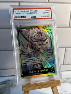 2024 ONE PIECE STARTER DECK-YELLOW CHARLOTTE KATAKURI CHARLOTTE KATAKURI PSA 10 - Image 1