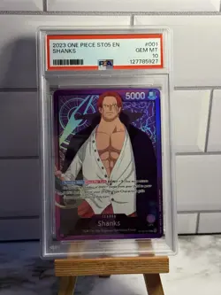2023 One Piece Starter Deck Film Edition Shanks ST05-001 PSA 10 GEM MINT - Image 1