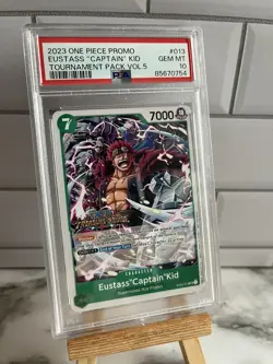 One Piece Eustass "Captain" Kid ST02-013 Tournament Pack Vol. 5 - PSA 10 - Image 1