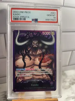 Kaido - ST04-001 - NM - One Piece TCG - ERRATA - PSA 10 - Image 1